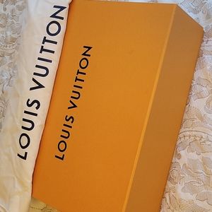 Louis Vuitton dust bag and box